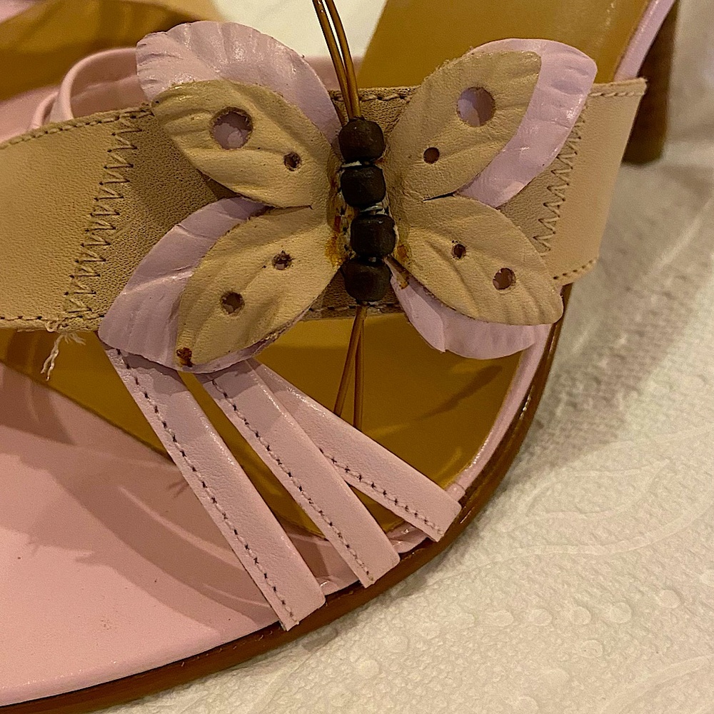 Butterfly heels by Andrew Stevens studio. Sold by Nordstrom.